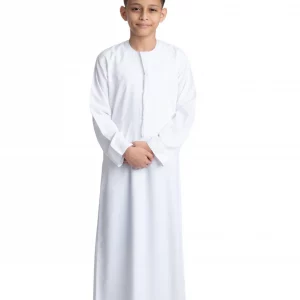 Boys Basic White Emirati Jubba