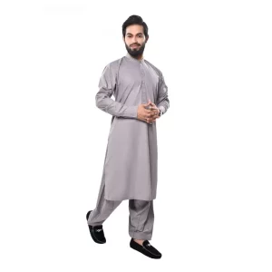 Men’s Grey Shalwar Kameez