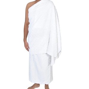 High Quality Adult Ihram Towel 2pcs set 100% Cotton - Standard Size