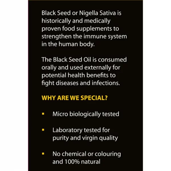 Shifawise Virgin Black Seed Oil 100% Pure 100ml & 250ml - Image 3