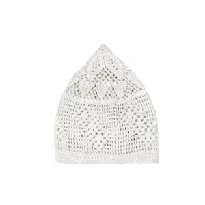 Kids White Kufi Net