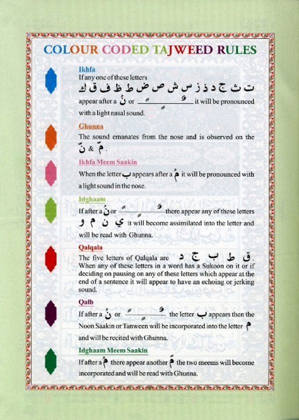 Holy Quran Colour Coded Quran with Colour Coded Manzils (Persian/Urdu script) - Image 6