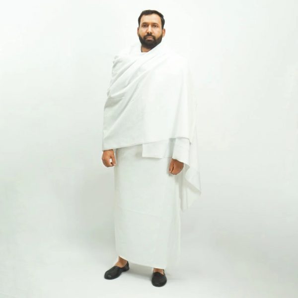 Haramain Ihram Towel 2pcs set- Super Soft Microfiber - Adult Standard - Image 5