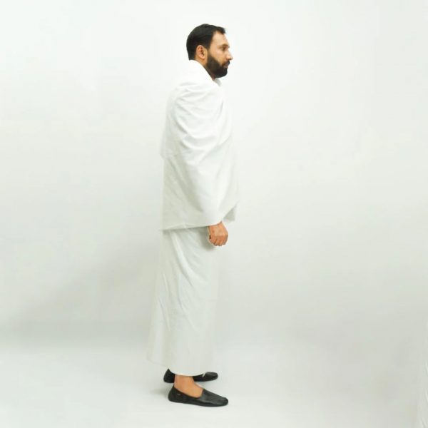Haramain Ihram Towel 2pcs set- Super Soft Microfiber - Adult Standard - Image 3