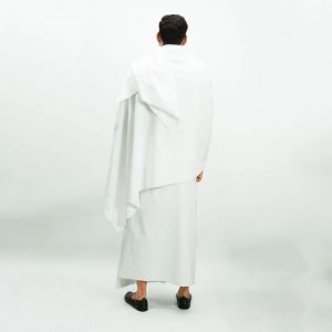 Haramain Ihram Towel 2pcs set- Super Soft Microfiber- Adult LARGE