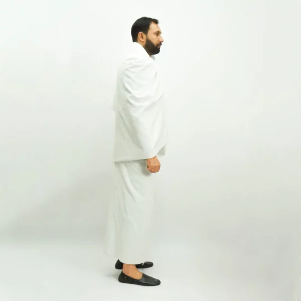 Haramain Ihram Towel 2pcs set- Super Soft Microfiber - Adult Standard - Image 4