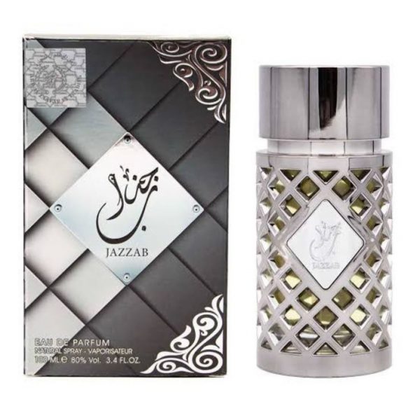 Jazzab Silver Perfume 100ml Eau De Parfum for Men by Ard Al Zaafaran - Fresh Citrus Woody Fragrance - Image 3