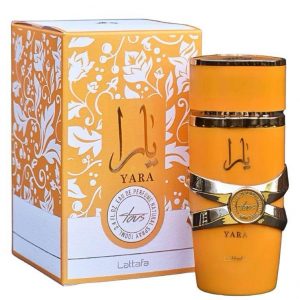 Lattafa Yara Tous Eau De Parfum (100ml) - Arabian Long Lasting Women's Fragrance with Coconut, Mango, and Vanilla Notes